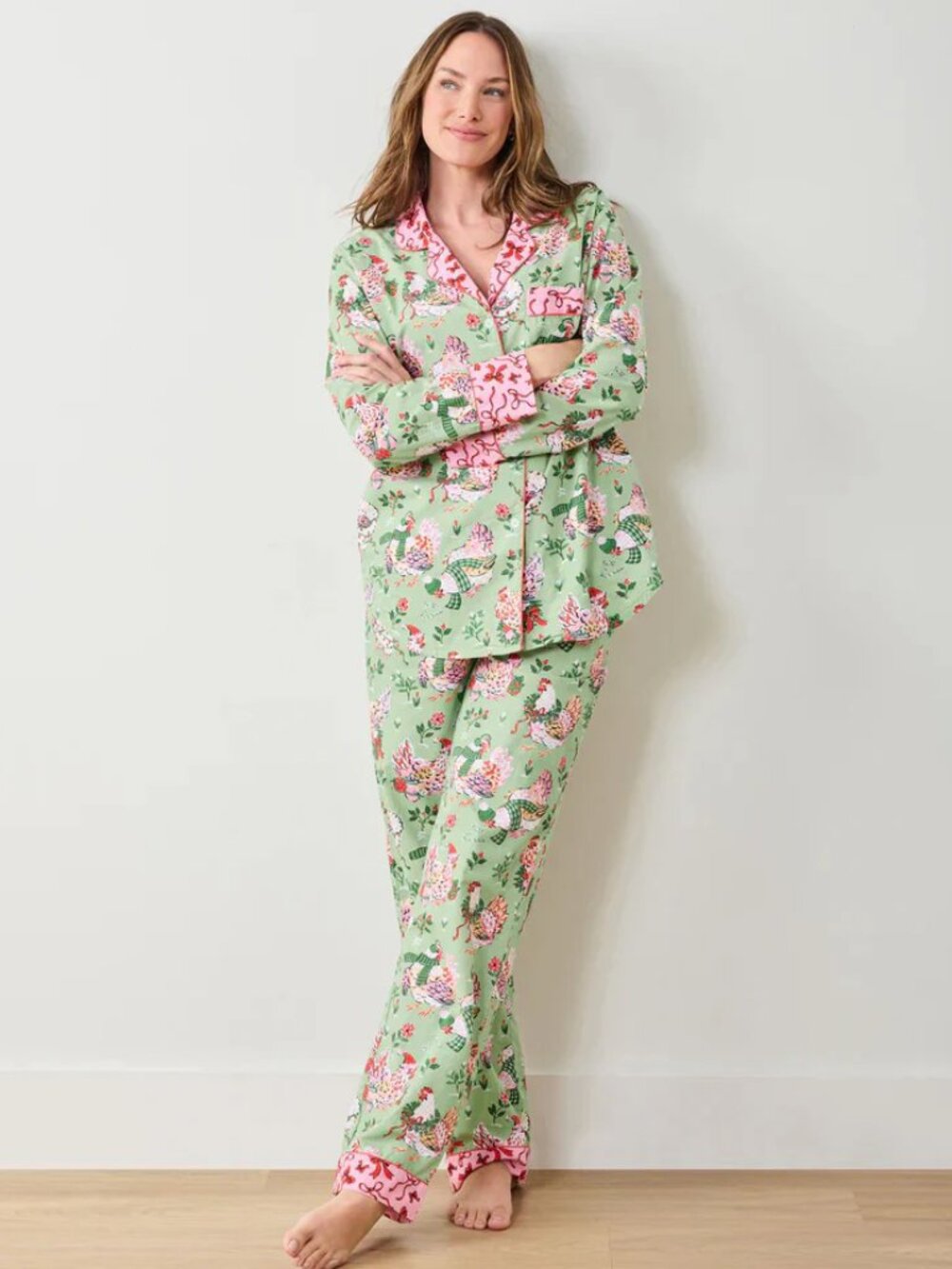 Printfresh Holiday Hens Pajamas